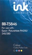 Image of 2 x Ink Cartridges Unbranded Generic For Epson Picture Mate T5846, 200,240,260