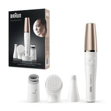Image of Braun FaceSpa Pro All-in-One Facial Epilator White/Bronze SE911