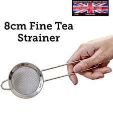 Image of Tea Mesh Sieve Strainer Stainless Steel Loose Tea Leaf Kitchen Reusable