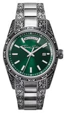 Image of Thomas Sabo Rebel At Heart 'Revive' (36mm) Smoke Green Sunburst
