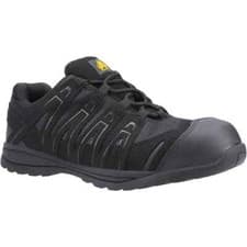 Image of Amblers FS40C Safety Trainers Black Composite Toe & Midsole Unisex Sizes 5 to 9