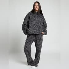 Image of Comfrt Minimalist SET Sweat-Suit Hoodie Sweatpants Unisex 2XL Panther Grey