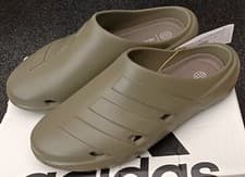 Image of NEW Adidas Adicane Clog Sandals Olive Unisex Swim Sportswear Size 6 RRP £40