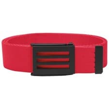 Image of adidas 3-Stripes Buckle Performance Webbing Canvas Golf Belt - One Size