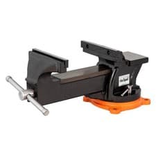 Image of 6" Heavy Duty Bench Vice Rotating Workbench Vice - Free next day delivery.