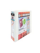 Image of Elba Panorama 56mm Presentation Lever Arch File A4 White Pack of 5 400008436
