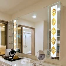 Image of 10pcs/set Modern Art Non-toxiX Wall Sticker Safety  Acrylic Mural Decal Home