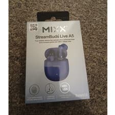 Image of MIXX StreamBuds Live A5 True Wireless Earbuds Bluetooth, Touch Controls, Blue