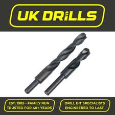 Image of BLACKSMITH & REDUCED SHANK DRILLS HSS DRILL BITS - ALL IMPERIAL SIZES!