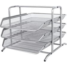 Image of A4 Letter Trays + Risers Document Paper Filing Desk Organiser - W /Colour Choice