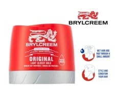 Image of BRYLCREEM Original Light Glossy Hold Hair 250ml Cream Men's Grooming Styling