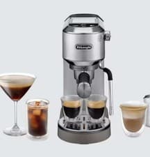 Image of DeLonghi Espresso Coffee Machine Dedica Duo EC890 Metal C Grade