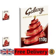 Image of Galaxy Advent Calendar 110g - Magical Chocolate Moments with Thank You Sticker