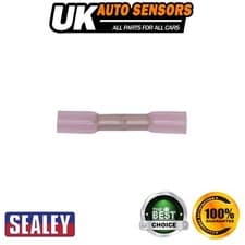 Image of Sealey Heat Shrink Butt Connector Terminal 4.8mm Red Pack of 100 RTSB100