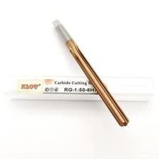 Image of KLOT TiCN Coated Solid Carbide Chucking 1:50 Taper Reamer 1.5-12mm StraightFlute