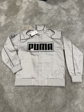 Image of PUMA Racer Jacket Glacial Grey Jacket Mens S - BNWT