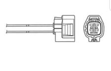 Image of NTK Lambda Sensor - Oxygen / O2 Sensor OZA669-EE85 (NGK 95766) - Single Plug