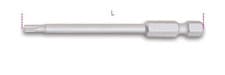 Image of Beta Tools 862TX-XL 1x 1/4" Hex Drive Torx® Bit T10 x 100mm Long