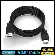 Image of 1.5M 4K HDMI Cable Bluray 3D DVD PS4 HDTV LCD HD TV 1080P Black High Speed 2.0