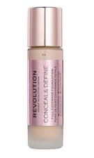 Image of Revolution Beauty London, Conceal and Define, Foundation, F2, 23Ml