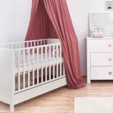 Image of Baby cot 140x70 BASIC White Colour