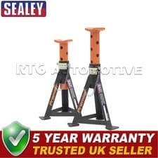 Image of Sealey Premier Axle Stands (Pair) 3 Tonne Capacity per Stand Orange AS3O