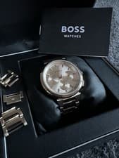 Image of Womens Boss Rose Gold Stainless Steel Watch NEW IN BOX