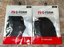 Image of G-FORM Pro Team Compression Sleeve LG/XL Black Pair Set 2x Left + Right Arms New