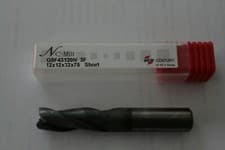 Image of YG 12mm NC Mill Coated Carbide 3 Flute End Mills - G9F43120N 3F