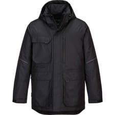 Image of Portwest KX3 Mens Parka Jacket Black M
