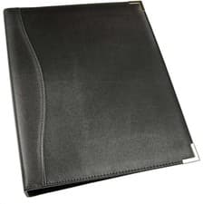 Image of Leather A4 Ring Binder | Document Folder | Executive Conference Folder | Soft L