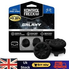 Image of KONTROL FREEK | GALAXY BLACK (PS4 & PS5) | 2 PERFORMANCE THUMBSTICKS | UK STOCK