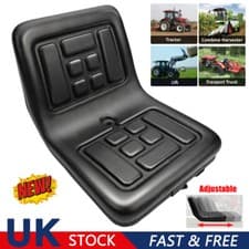Image of Waterproof Adjustable Seat Tractor Dumper Forklift Mower Digger Seat Universal