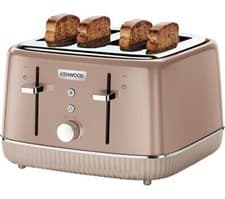 Image of Kenwood Elegancy TFP10.A0BG 4-Slice Toaster Mocha