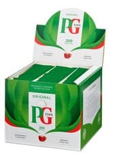Image of PG Tips Original Tea Bags 200 Enveloped Individually Wrapped Catering Pack