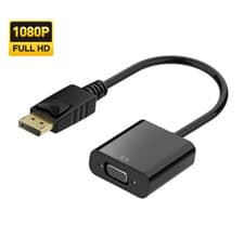 Image of DisplayPort Display Port (DP) to VGA Adapter, 1080P Full HD Converter UK