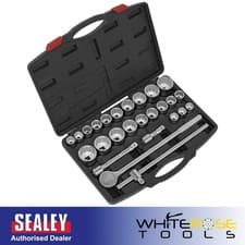 Image of Sealey Socket Set 26pc 3/4"Sq Drive 12-point WallDrive® Premier Storage Case