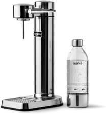 Image of Aarke Carbonator 3 Sparkling Water Maker Steel Finish with BPA Free PET Bottle