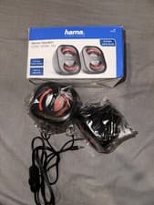 Image of Hama Sonic Mobile PC Speakers x2 | USB 3.0 | 3.5mm Jack | 3W Active Speakers