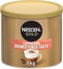 Image of NESCAFÉ Gold Cappuccino Unsweetened Instant Coffee – 1kg Tin