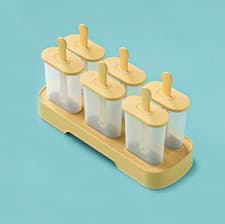 Image of Ice Lolly Cream Maker Mold Silicone DIY Popsicle Mould Frozen Yogurt Icebox UK