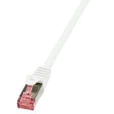 Image of LogiLink 0.25m Cat.6 S/FTP networking cable White Cat6 S/FTP (S-STP)
