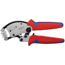 Image of Draper 26142 KNIPEX 97 53 18 SB Twistor16® Self-Adjusting Crimping Pliers,