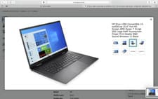 Image of HP Envy x360 Convertible 15-eu0501sa 15.6" Full HD Screen AMD Ryzen 7 512gb RAM