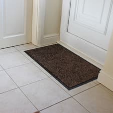 Image of Admiral Microfibre Barrier Mat in Brown, 50 X 80Cm - 2 Pack