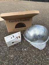 Image of Garden Trading St Ives Eye Light Exterior Wall Light - Galvanised