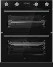 Image of HISENSE BID75211BGUK Electric Built-under Double Oven - Black