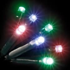 Image of LED Christmas Lights String/Icicle/Compact/Cluster Pastel Colour In/Outdoor Use!