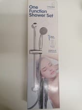 Image of Croydex One Function Shower Set Chrome With Hose & S/S Riser Rail. All Pressure