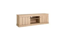 Image of Griselde 2 Door TV Unit Natural Media Stand Storage Cabinet Living Room